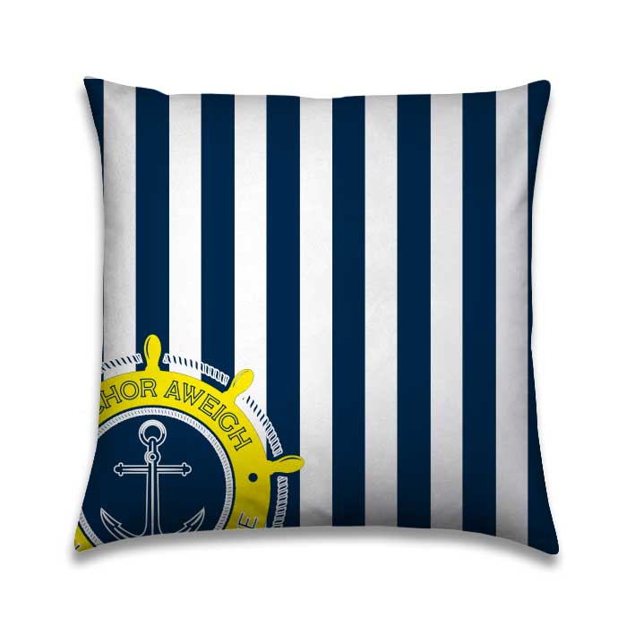 Bootkussen Nautical Bleuyellow | designs | Buitenkussens.nl
